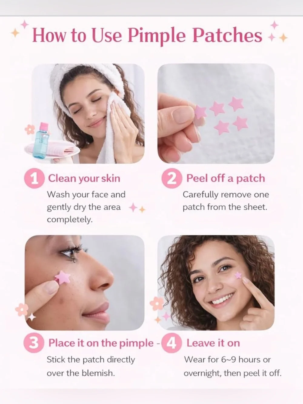 Pimple Patches – 32 Hydrocolloid Patches